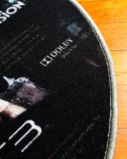 Black Ops disc rug detail shot