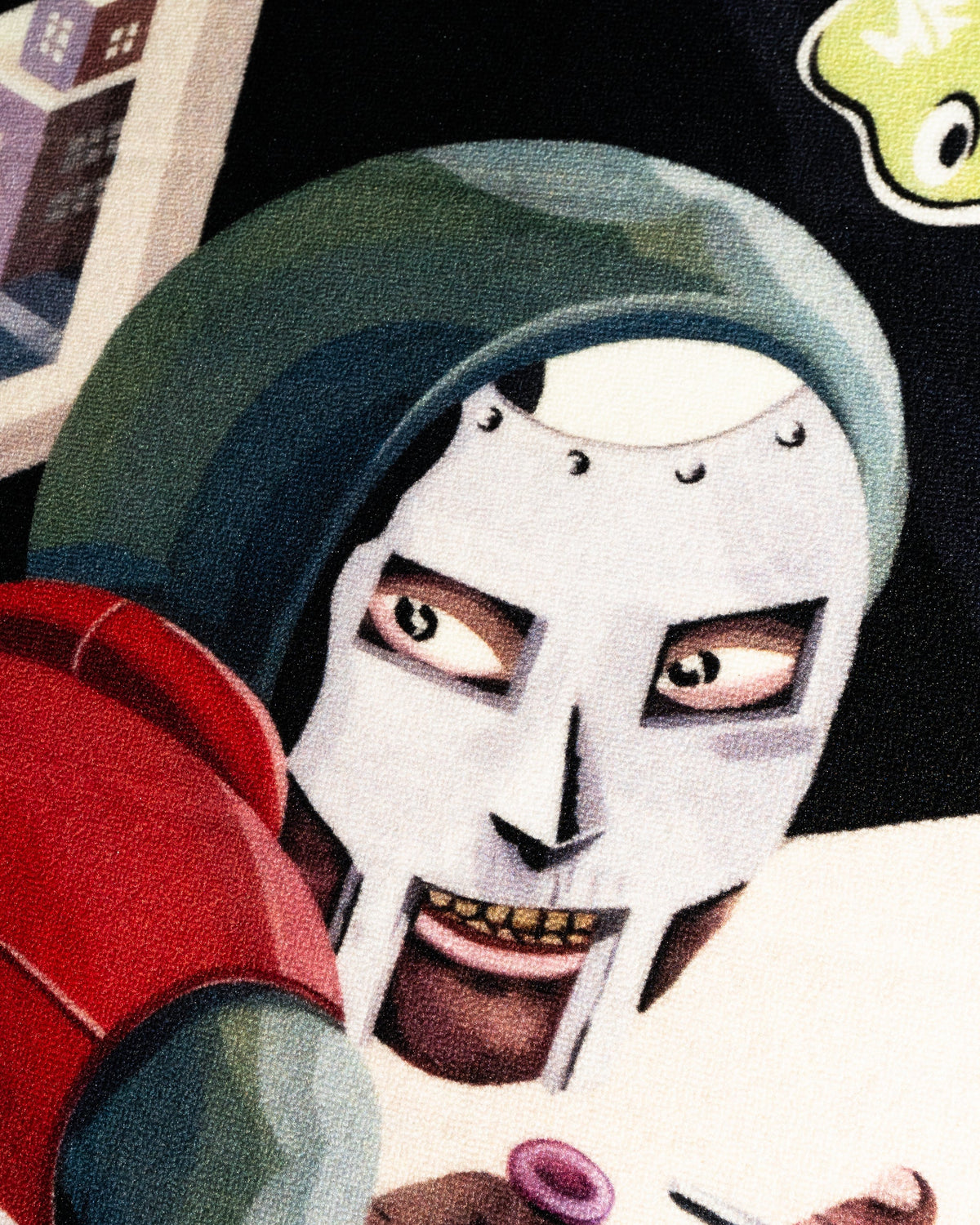 MF DOOM MM FOOD album rug full view