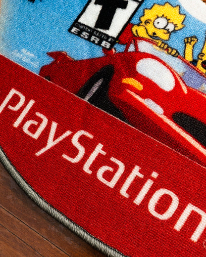 Hit and Run disc rug close up