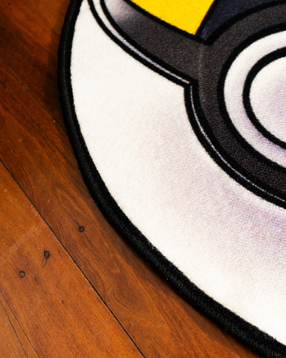 Ultra Ball round rug detail shot